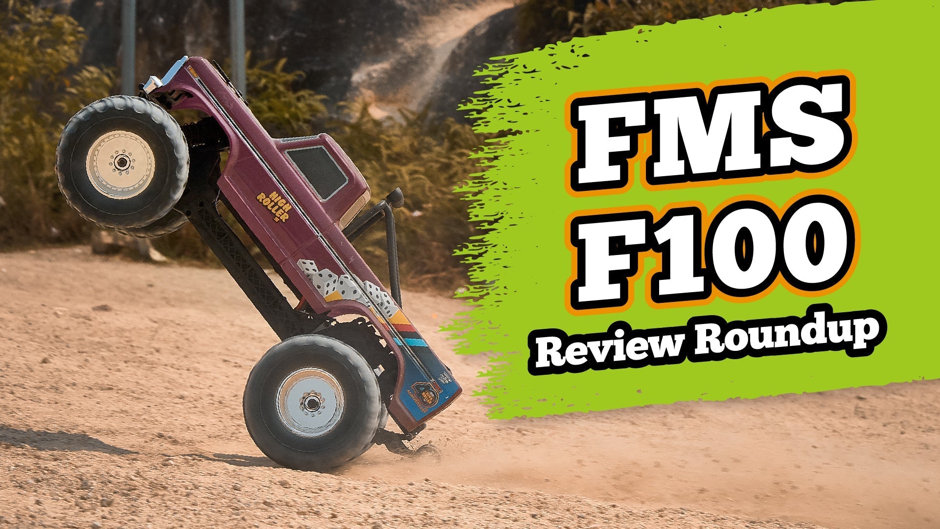 FMS フォード　F100 Ready To Run Affordable 1:10 Ford F100 Monster Truck 2WD | 2S LiPo 550 Motor | FMS