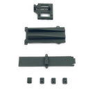 Terranaut Shift Servo Mount & Body Mounting Parts, Grey&Green