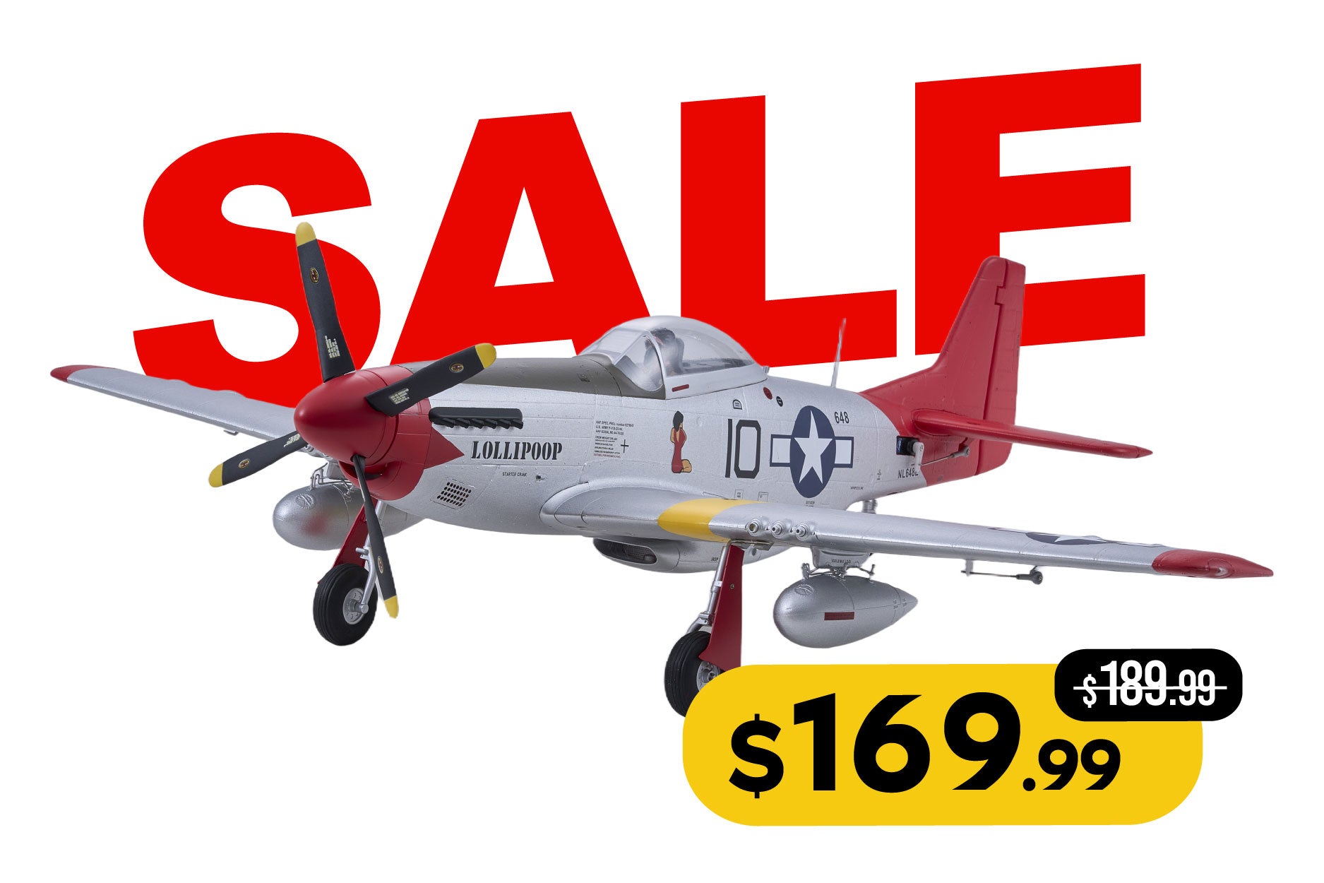 Arrows 850mm P-51D Mustang with Vector