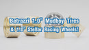 BATRAZZI 62*26.5mm Mudboy 1.0” A/T Tires (4pcs)