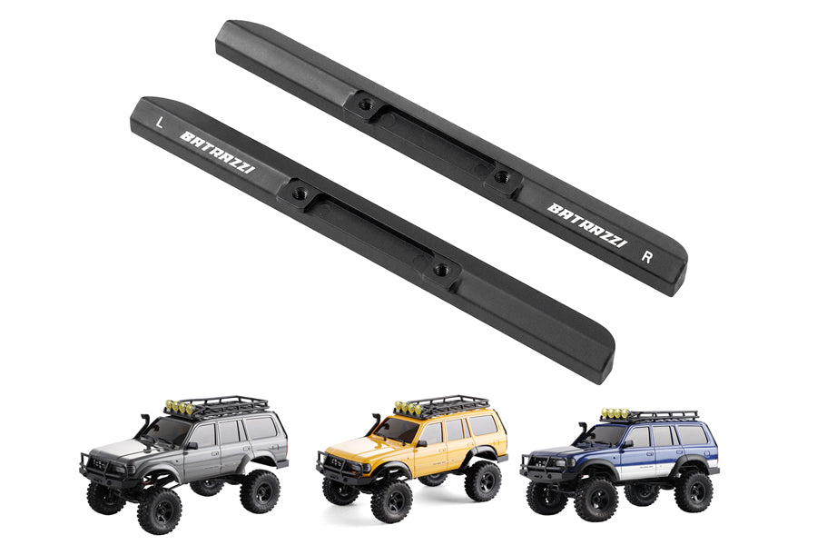 BATRAZZI Aluminum Rock Sliders for FMS FCX18 LC80