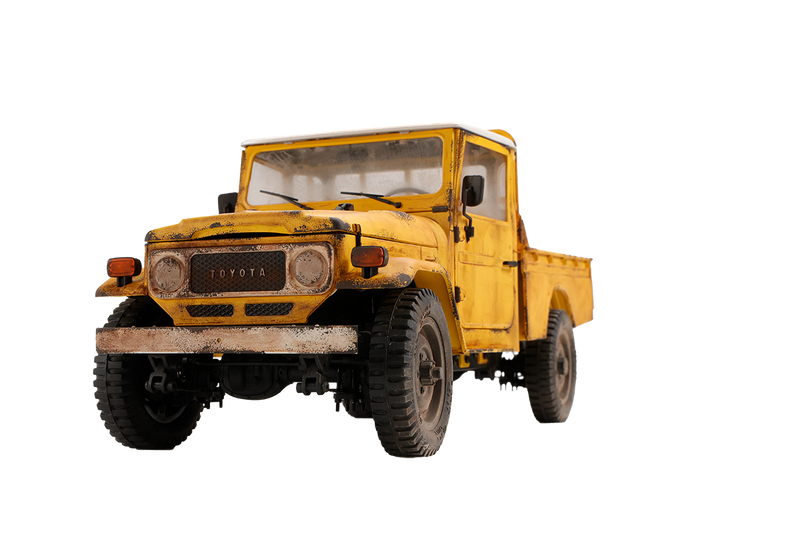 FairRC 1/12 Toyota FJ45 Yellow Rusted Mod RTR