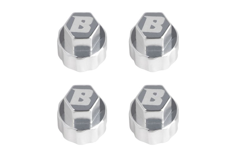 BATRAZZI 2.5mm Aluminum Wheel Hub Covers for TRX4M/CR18P (4pcs)