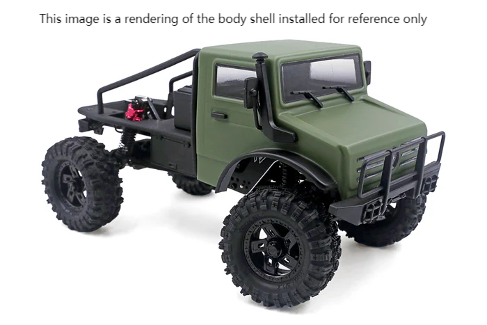 Hobby Plus T-Hunter Body Assembly Set with Front Bumper