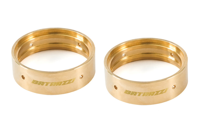 BATRAZZI Brass Wheel Weights for 1.9" Aluminum D-Hole Beadlock Wheels (2pcs)