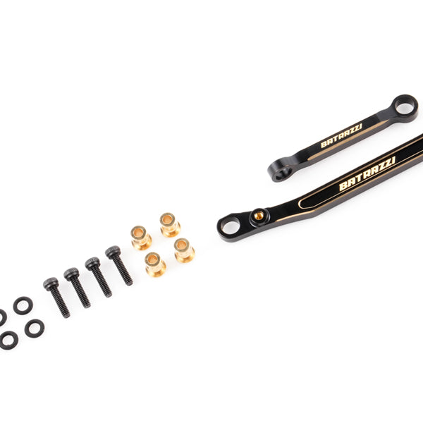 BATRAZZI Brass Steering Set For FMS FCX18/FCX24 (Black)