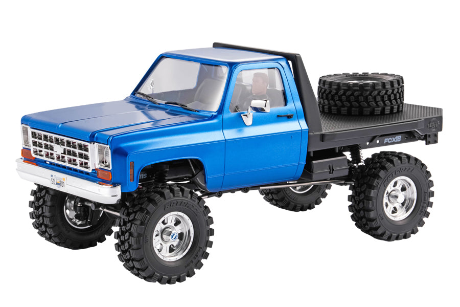 FairRC 1/18 FCX18S K10 S Flatbed Classic Mod RTR RC Crawler (Blue)