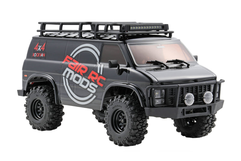 FairRC 1/18 CR18P EVO-V2 Rock Van Black Mod RTR