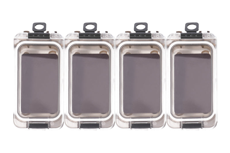4-Pack Waterproof Magnetic Glow Storage Boxes