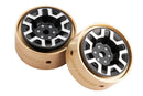 BATRAZZI 0.9” Aluminum Beadlock Y-Spoke Wheels with Brass Weights (4pcs)
