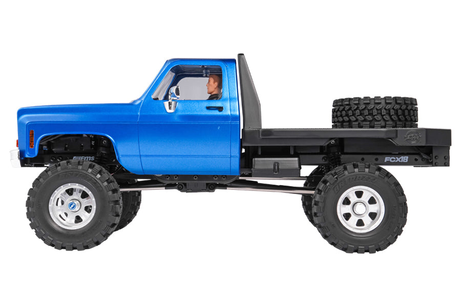 FairRC 1/18 FCX18S K10 S Flatbed Classic Mod RTR RC Crawler (Blue)