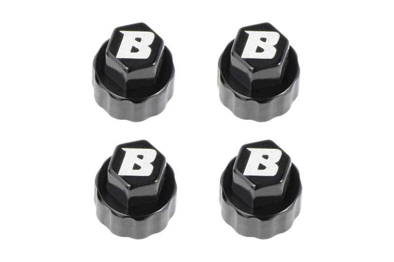 BATRAZZI 2.5mm Aluminum Wheel Hub Covers for TRX4M/CR18P (4pcs)