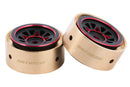 Batrazzi 0.9” Aluminum Night Racer Beadlock Wheels with Brass Weights (4pcs)