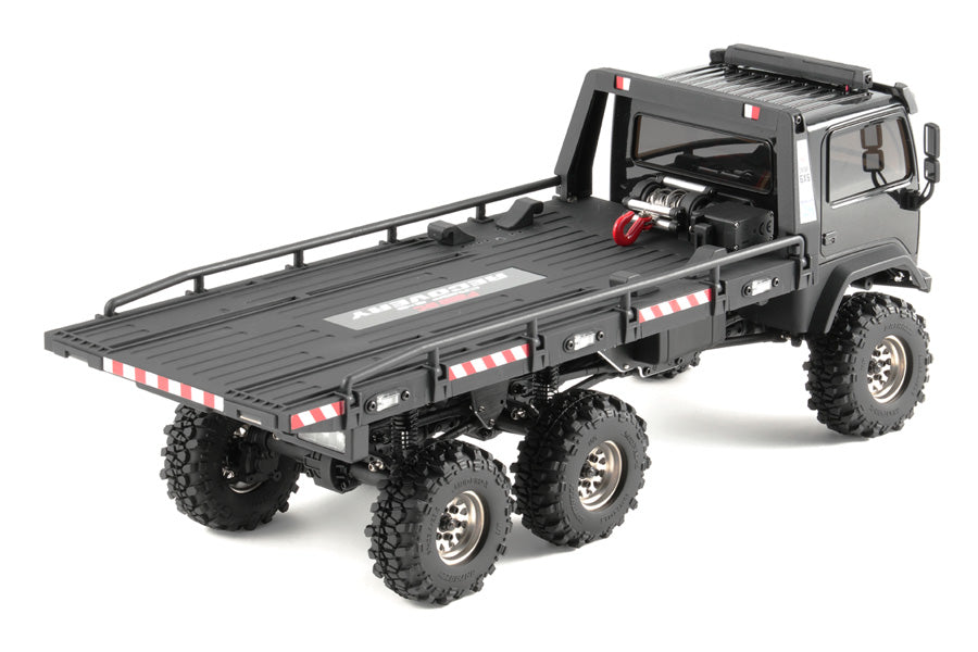 FairRC 1/18 CR18P ARKTOS 6x6 Flatbed Black Mod RTR RC Truck