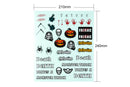 FairRC 1/10 Halloween Plastic Sticker（210 x 240mm）