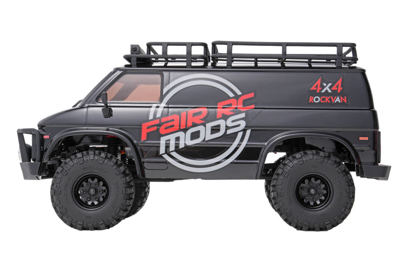 FairRC 1/18 CR18P EVO-V2 Rock Van Black Mod RTR
