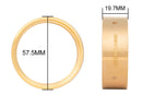 BATRAZZI 57.5*19.7mm Brass Clamping Rings for 1.9" Wheels (2pcs)