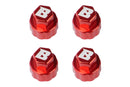 BATRAZZI 2.5mm Aluminum Wheel Hub Covers for TRX4M/CR18P (4pcs)