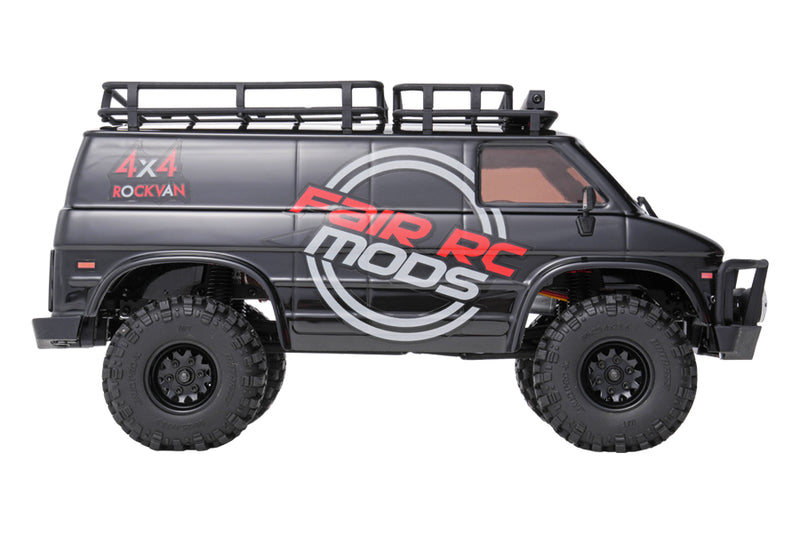 FairRC 1/18 CR18P EVO-V2 Rock Van Black Mod RTR