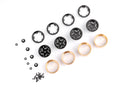 BATRAZZI Aluminum 1.0” Stellar Racing Beadlock Wheels Black (4 pcs)