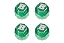 BATRAZZI 2.5mm Aluminum Wheel Hub Covers for TRX4M/CR18P (4pcs)