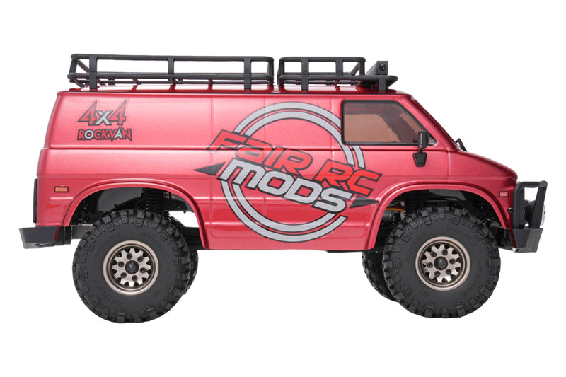 FairRC 1/18 CR18P EVO-V2 Rock Van Red Mod RTR