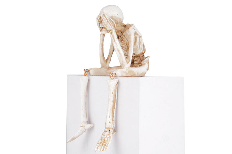 Halloween Skeleton Figurine – Poseable Doll for 1/7 & 1/10 RC Crawlers (1pc)