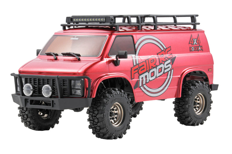 FairRC 1/18 CR18P EVO-V2 Rock Van Red Mod RTR