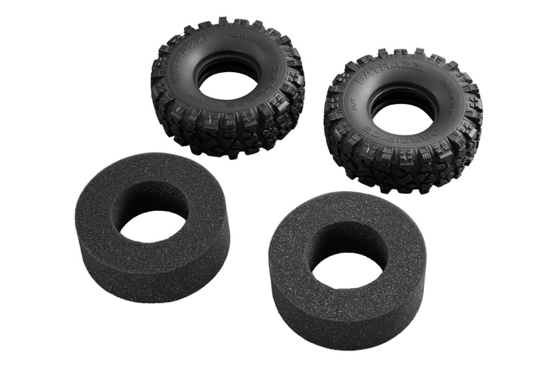 BATRAZZI 120*44.5mm Precipice 1.9" M/T Tires (2pcs)