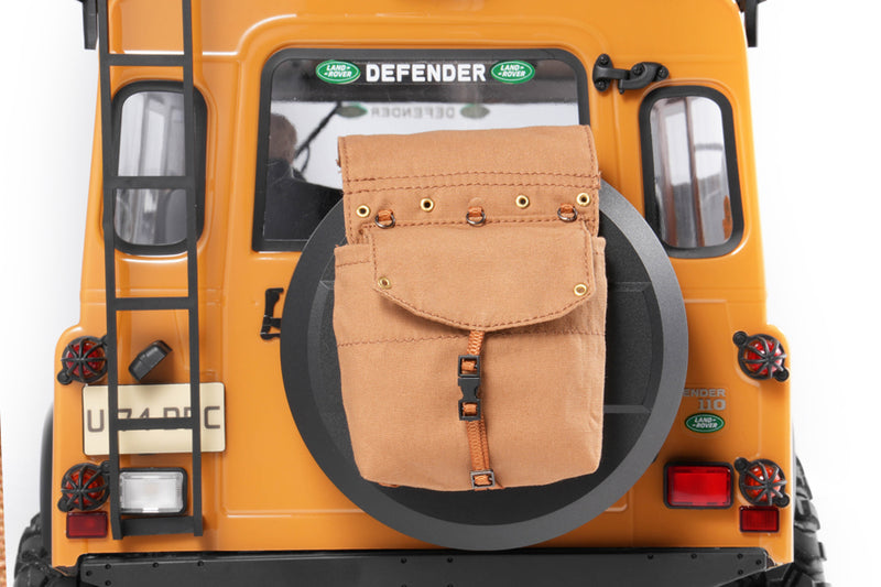1/10 Scale RC Spare Tire Bag – Camel Trophy Style Accessory for Land Rover & Other RC Models