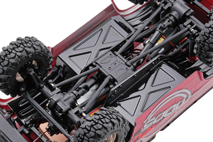 FairRC 1/18 CR18P EVO-V2 Rock Van Red Mod RTR