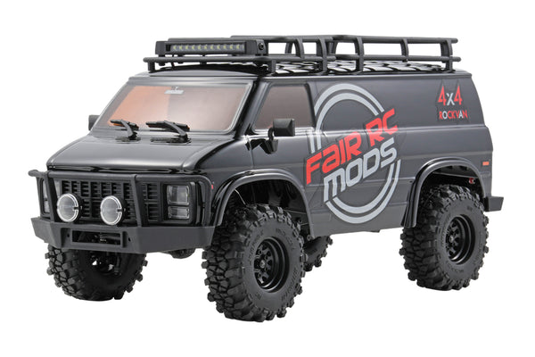 FairRC 1/18 CR18P EVO-V2 Rock Van Black Mod RTR