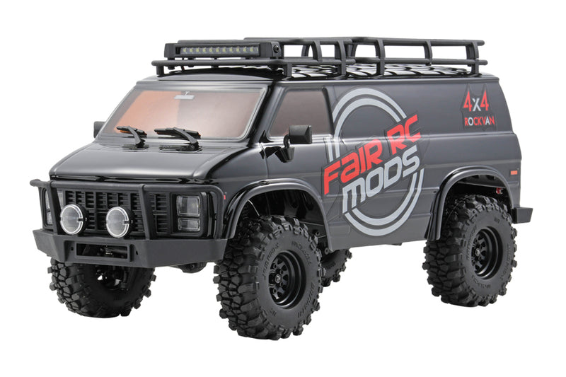 FairRC 1/18 CR18P EVO-V2 Rock Van Black Mod RTR