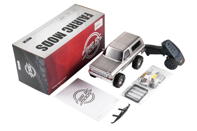 Seckilling FairRC Mod 1/24 FCX24 K5 Blazer Silver Mod RTR