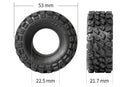 Batrazzi 53*21.7mm Rockweiler 0.9” R/T Tires (4pcs)