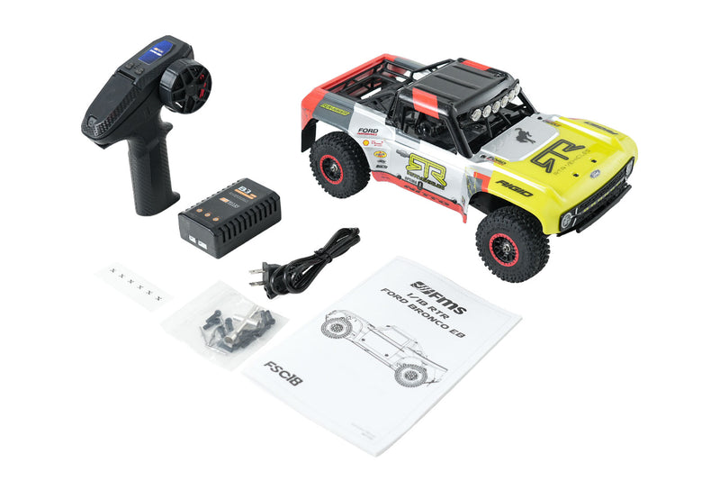 FMS 1/18 FSC18 Ford Bronco RTR EB Brushed/Brushless