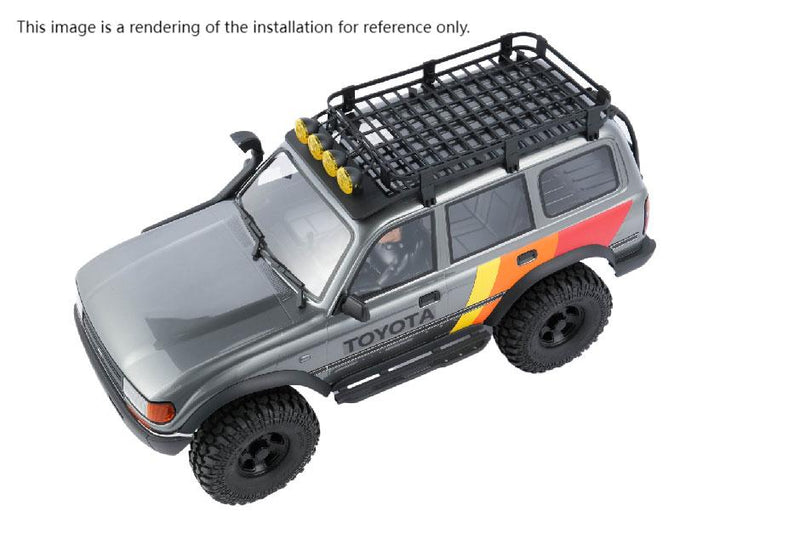 FairRC 3D-Printed Rock Sliders for FCX10 LC80