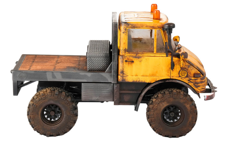 FairRC 1/24 FCX24 Woodlander Yellow Rusted Mod RTR RC Truck