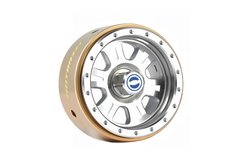 BATRAZZI Aluminum 1.2" Rogue Beadlock Wheels Silver (2pcs)