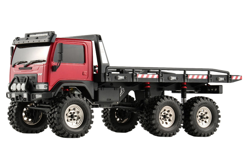 FairRC 1/18 CR18P ARKTOS 6x6 Flatbed Red Mod RTR RC Truck