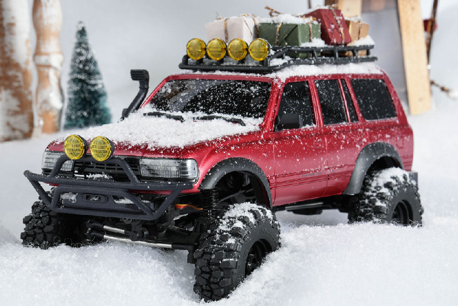 FairRC 1/18 FCX18S LC80 S Red and Brushless Mod RTR RC Crawler
