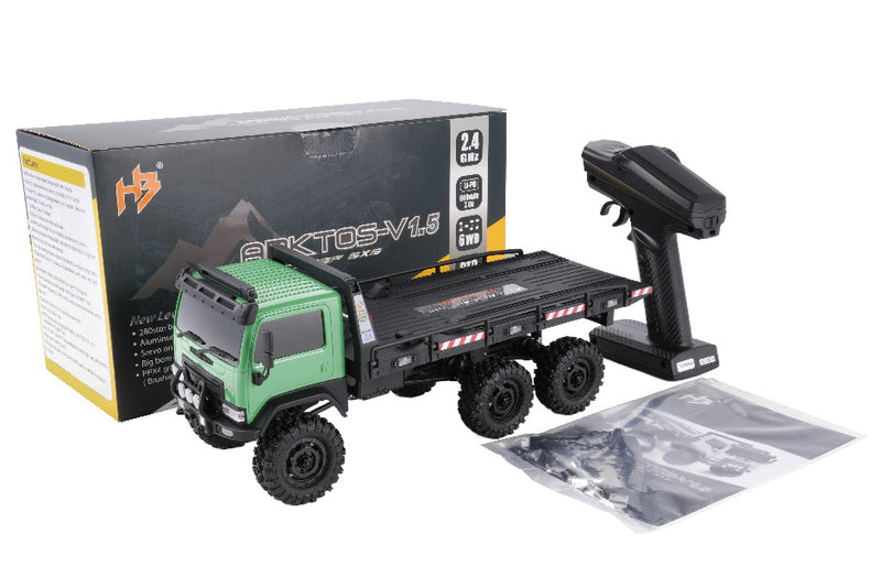 Hobby Plus 1/18 CR18P ARKTOS-V1.5 6x6 Flatbed RTR RC Truck