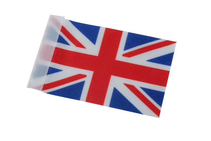Metal Antenna with National Flag Simulation Decoration Accessories for 1/10 RC Crawler