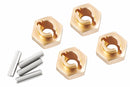 Batrazzi Brass 7mm Wheel Hex Hub Adapter for FCX24M (4pcs)