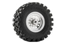 Wheel & Tire Combo for FCX18 II F-100 (Cerulean Color) RC Car