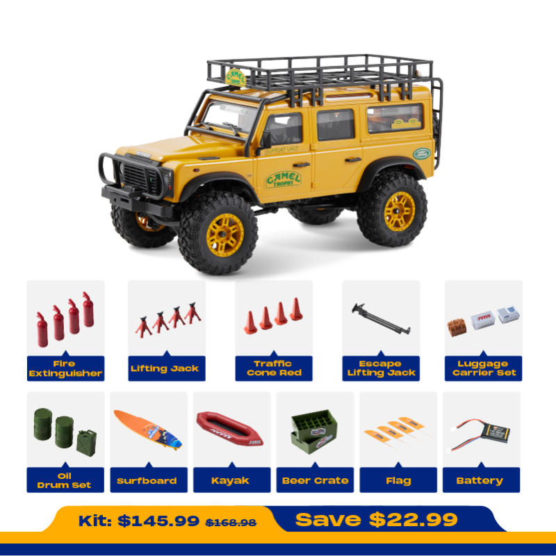 Amazon.com: BEEZRC FMS 1/24 RC Crawler RTR FCX24M Land Rover