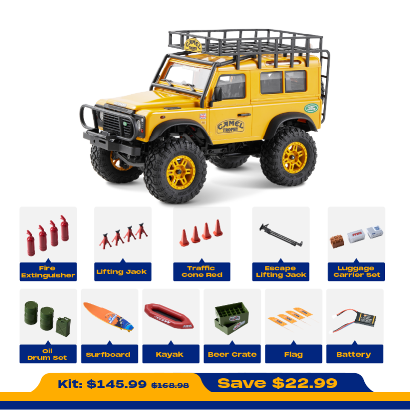 FMS 1/24 FCX24M Land Rover Camel Trophy Edition RTR FMS 1/24 FCX24M Land Rover Camel Trophy Edition RTR