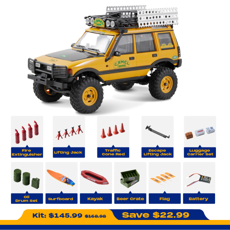 FMS 1/24 FCX24M Land Rover Camel Trophy Edition RTR FMS 1/24 FCX24M Land Rover Camel Trophy Edition RTR