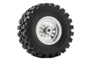 BATRAZZI Aluminum 1.2” Revolver Beadlock Wheels 4pcs (Silver)