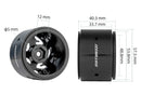 BATRAZZI Aluminum 1.9" Stellar Beadlock Wheels (2pcs)